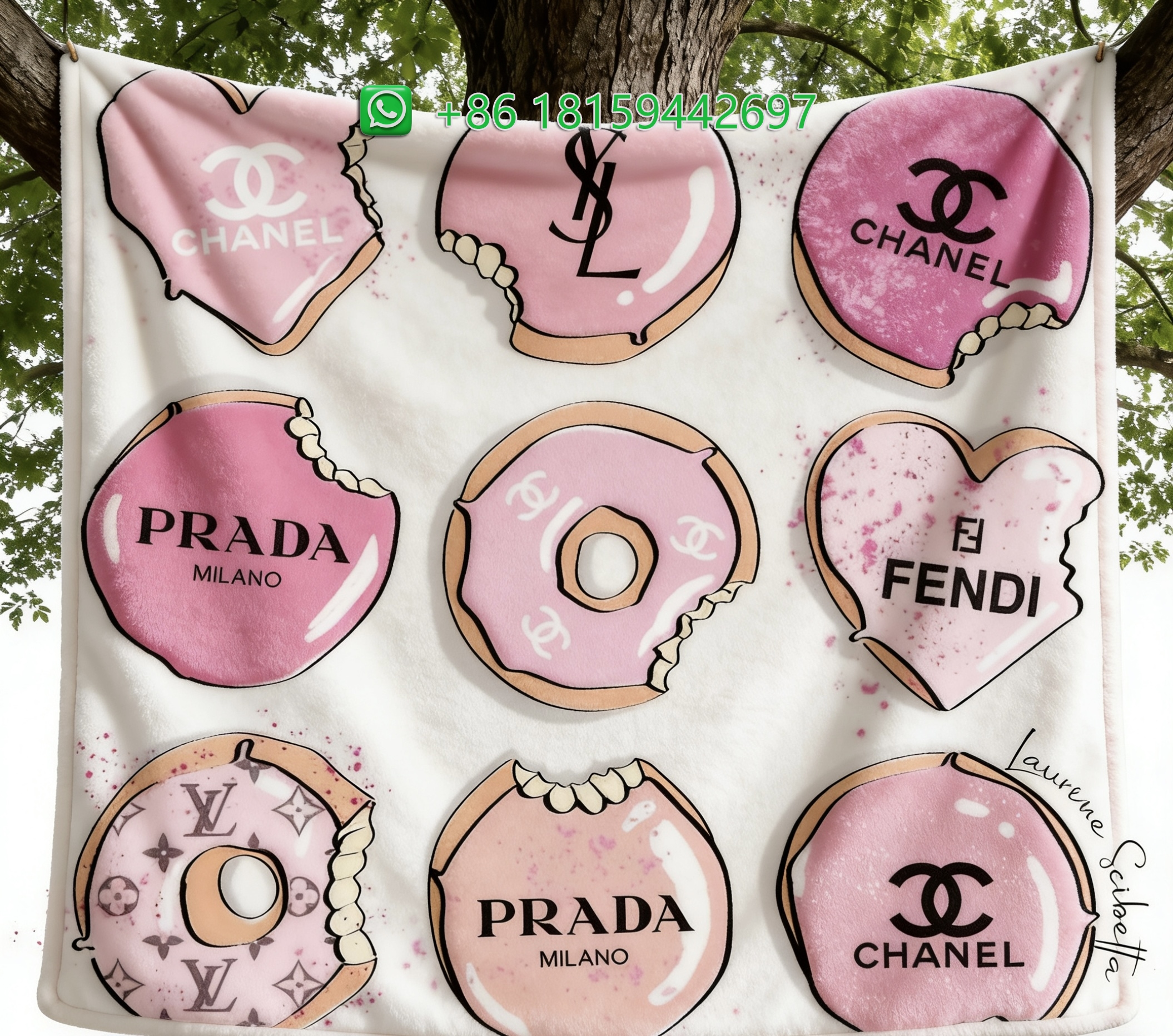 Chanel Throw Blankets